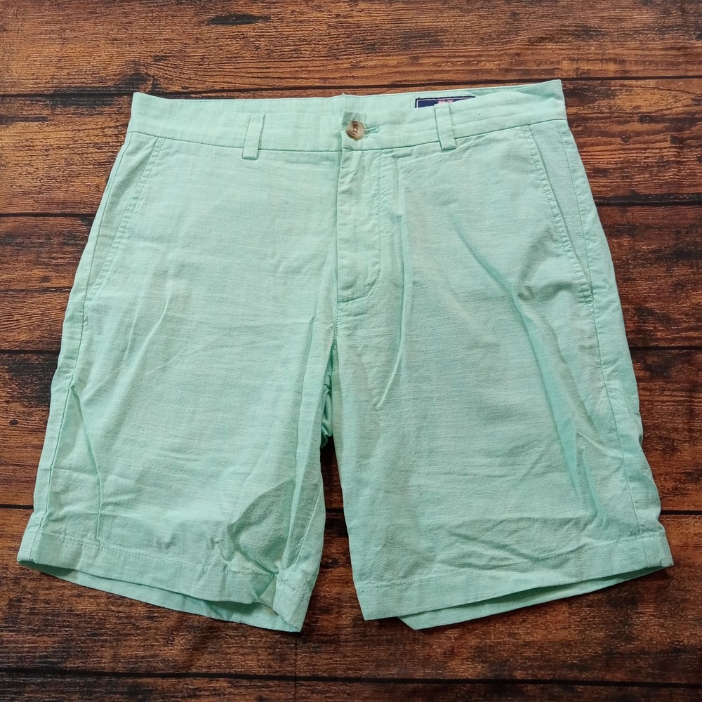 Vineyard Vines Stretch Chino‎ Shorts Men's 32 Mint Green